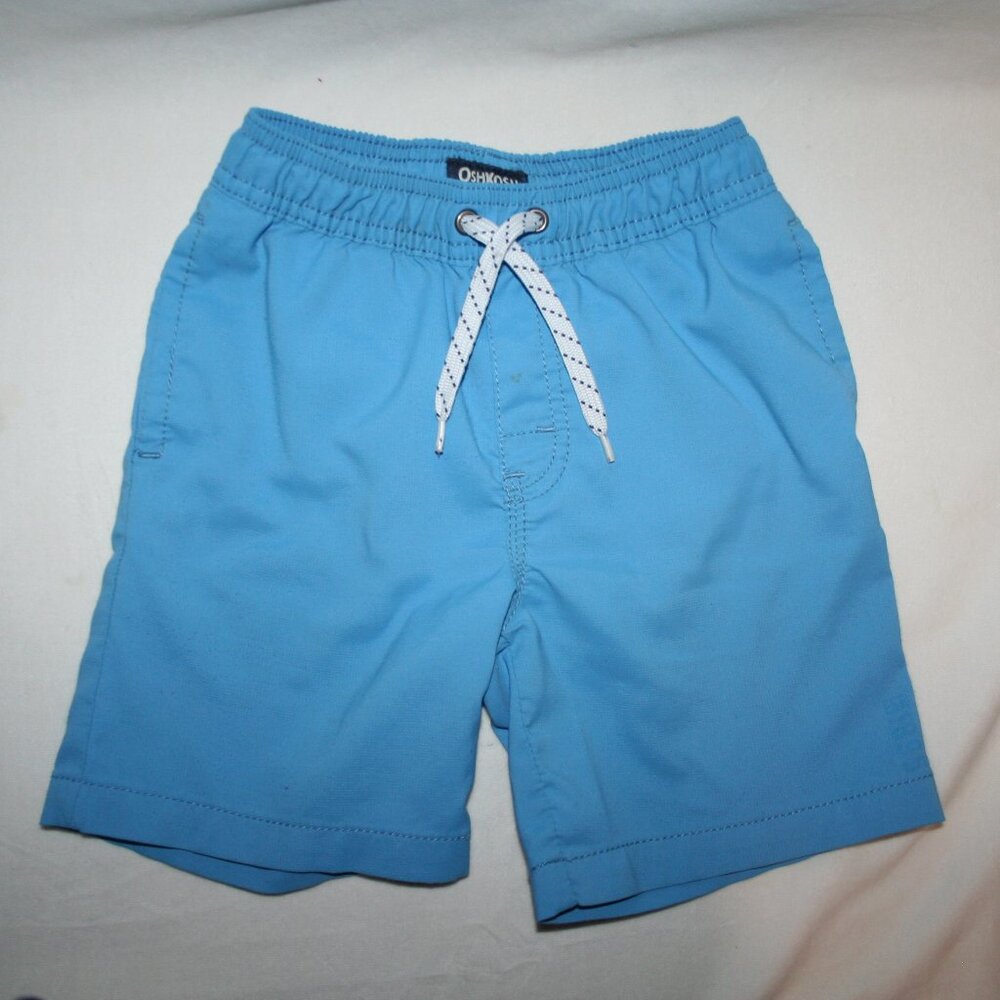 BOYS 5T OSH KOSH PLAY SHORTS QUICK DRY SUMMER BOTTOMS w REAL POCKETS DRAWSTRING
